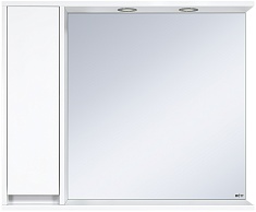 Misty Зеркальный шкаф Алиса 90 L белый